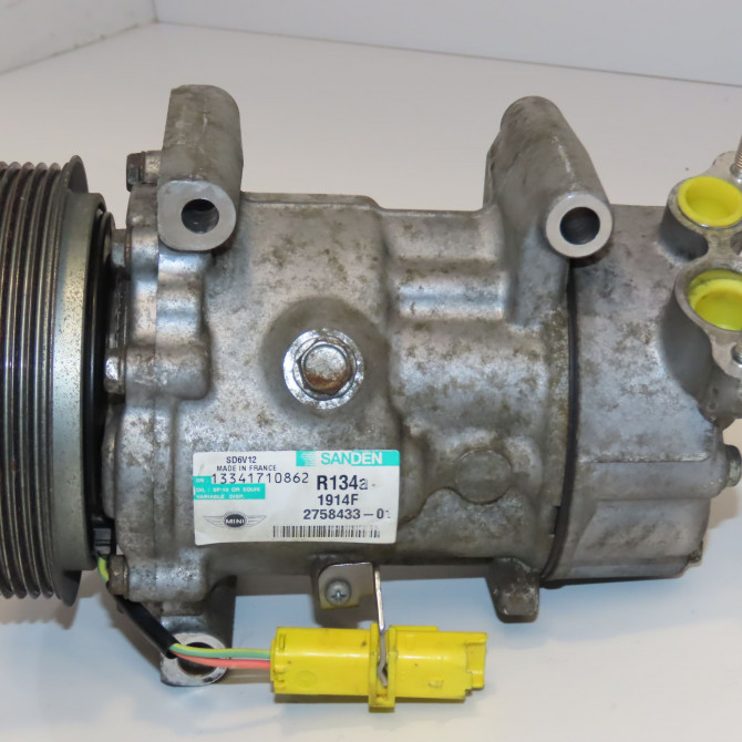 Compresseur air conditionne occasion MINI MINI II Phase 1 09-2006->12-2010 1.6i 16v 120ch 64522758433 2