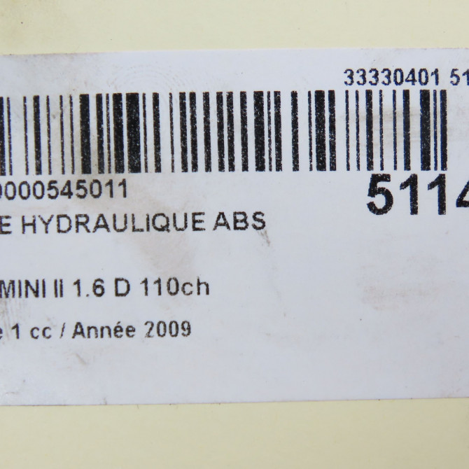 Unité hydraulique ABS occasion MINI MINI II Phase 1 09-2006->12-2010 1.6 D 110ch 34506786225 6