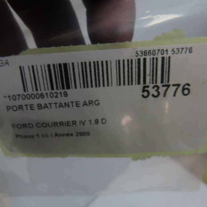 Porte battante arrière gauche occasion FORD COURRIER IV Phase 1 04-1995->04-1999 1.8 D 60ch 1021974 5