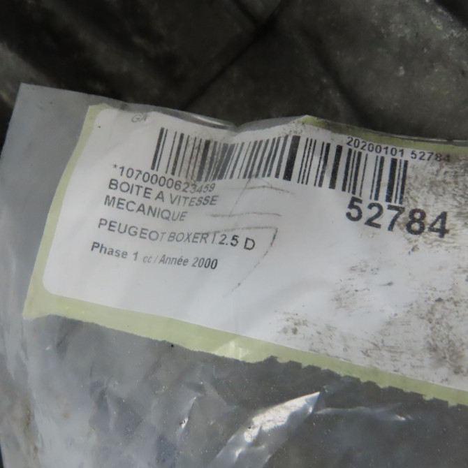 Boîte à vitesse mecanique occasion PEUGEOT BOXER I Phase 1 07-1994->02-2002 2.5 D 2222V6 6