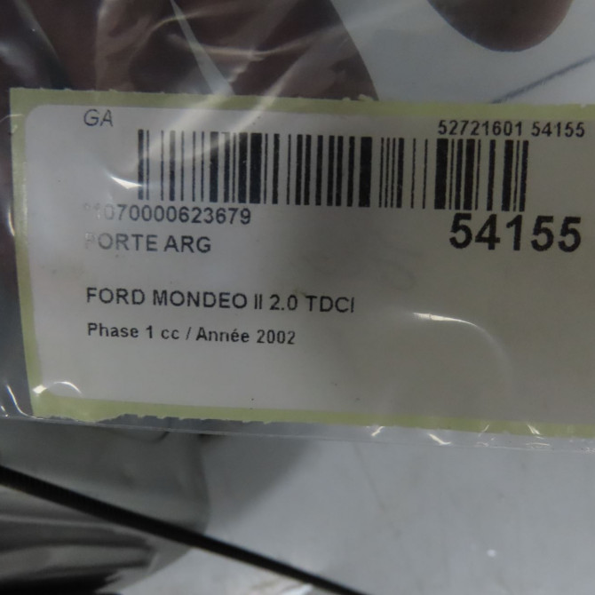 Porte arrière gauche occasion FORD MONDEO II Phase 1 09-2000->06-2007 2.0 TDCI 130ch 1446444 6