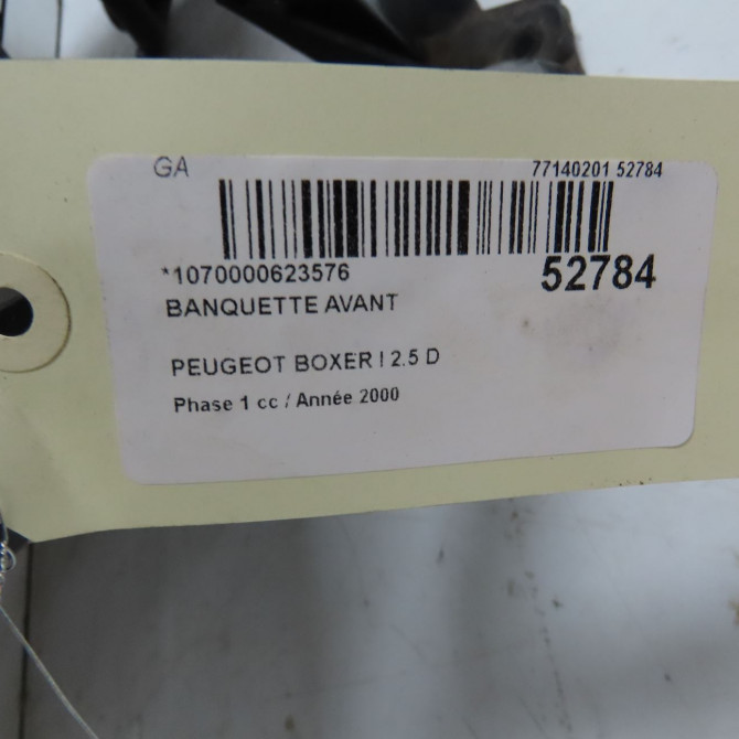 Banquette avant occasion PEUGEOT BOXER I Phase 1 07-1994->02-2002 2.5 D 5