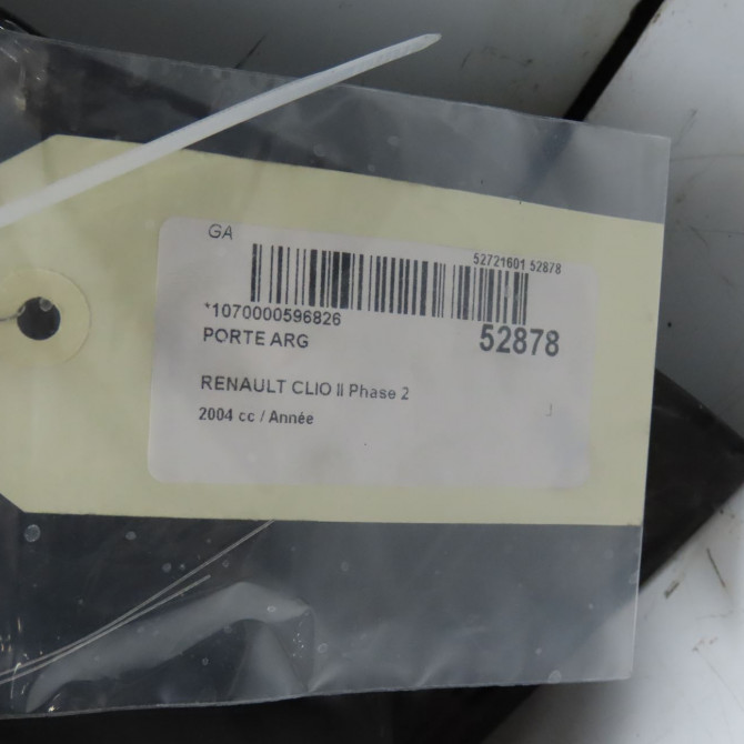 Porte arrière gauche occasion RENAULT CLIO II Phase 2 06-2001->07-2006 7751472475 4
