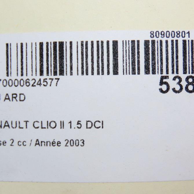 Feu arrière droit occasion RENAULT CLIO II Phase 2 06-2001->07-2006 1.5 DCI 65ch 265508391R 6