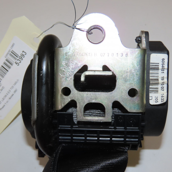 Ceinture avant droite occasion SEAT LEON II Phase 1 09-2005->05-2009 2.0 TDI 140ch 1P0857706ARAA 3