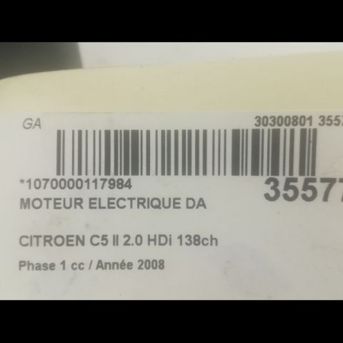 Moteur electrique de direction assistée occasion CITROEN C5 II Phase 1 04-2008->... 2.0 HDi 138ch 4007YP 3