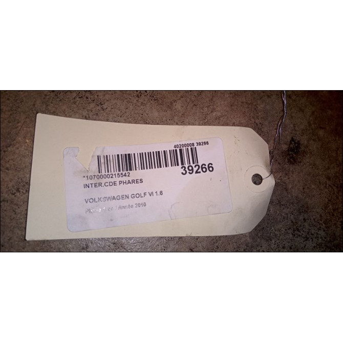 Interrupteur commande de phares occasion VOLKSWAGEN GOLF VI Phase 1 10-2008->04-2013 1.6 TDI 105ch 1K0953513H9B9 4