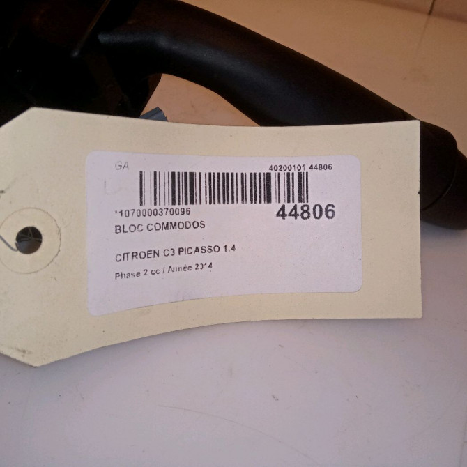 Bloc commodos occasion CITROEN C3 PICASSO Phase 2 09-2012->... 1.4 VTI 95ch 98062018XT 4
