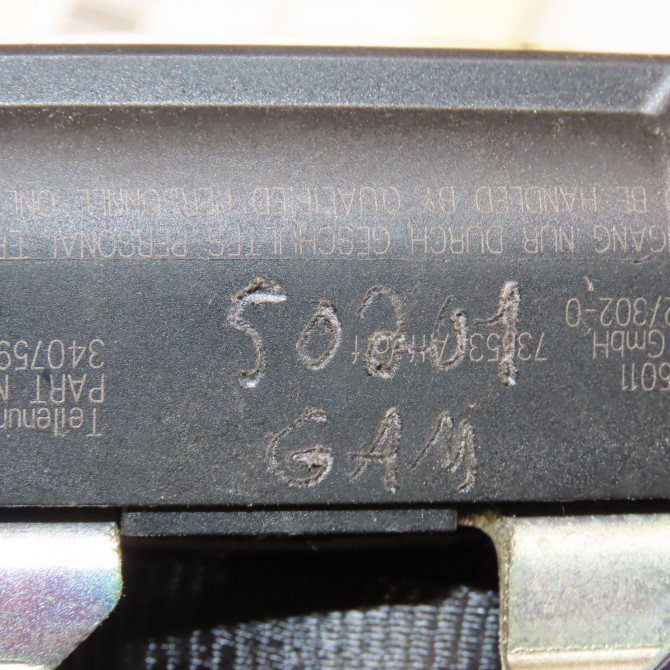 Ceinture avant droite occasion VOLKSWAGEN POLO V POLO V Phase 1 2009-09-01->2014-05-31 1.6 TDI 90 6R3857706ARAA 5