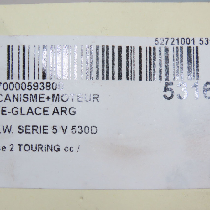 Mecanisme+moteur leve-glace arg occasion B.M.W. SERIE 5 V Phase 1 04-1995->04-1999 530D 51357184745 6