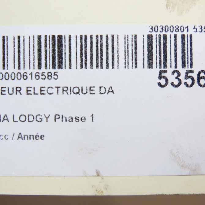 Moteur electrique de direction assistée occasion DACIA LODGY Phase 1 01-2012->... 491109155R 7