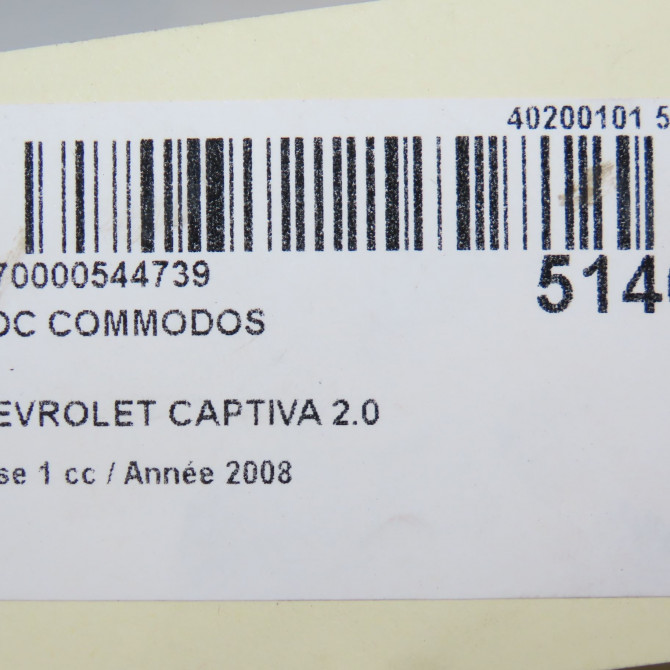 Bloc commodos occasion CHEVROLET CAPTIVA Phase 1 04-1995->04-1999 2.0 VCDI 127ch 6