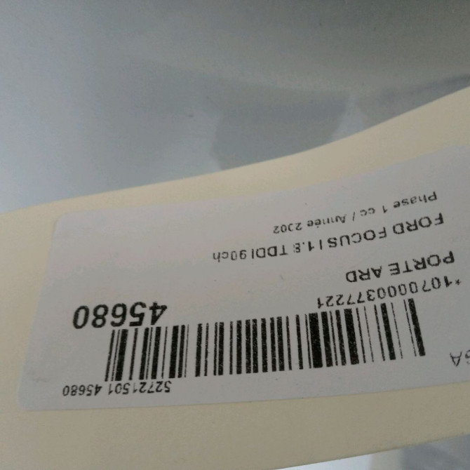 Porte arrière droite occasion FORD FOCUS I Phase 1 10-1998->09-2004 1.8 TDDI 90ch 1430137 3