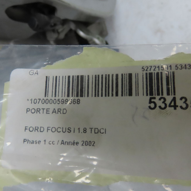 Porte arrière droite occasion FORD FOCUS I Phase 1 10-1998->09-2004 1.8 TDCI 115ch 1430137 7