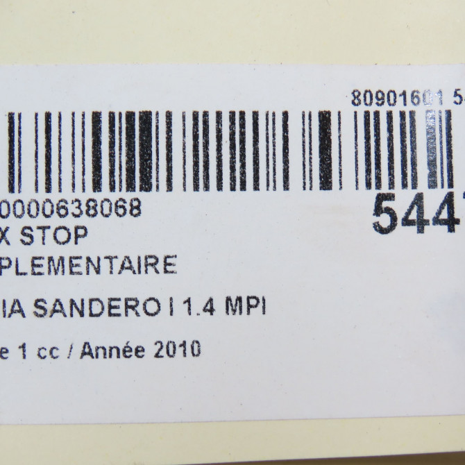Feux stop supplementaire occasion DACIA SANDERO I Phase 1 06-2008->10-2012 1.4 MPI 75ch 8200734823 4