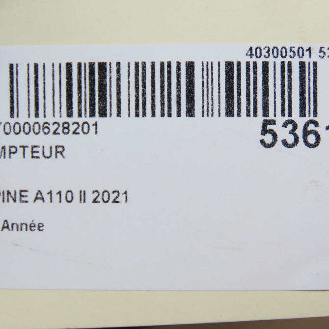 Compteur occasion ALPINE A110 II 6