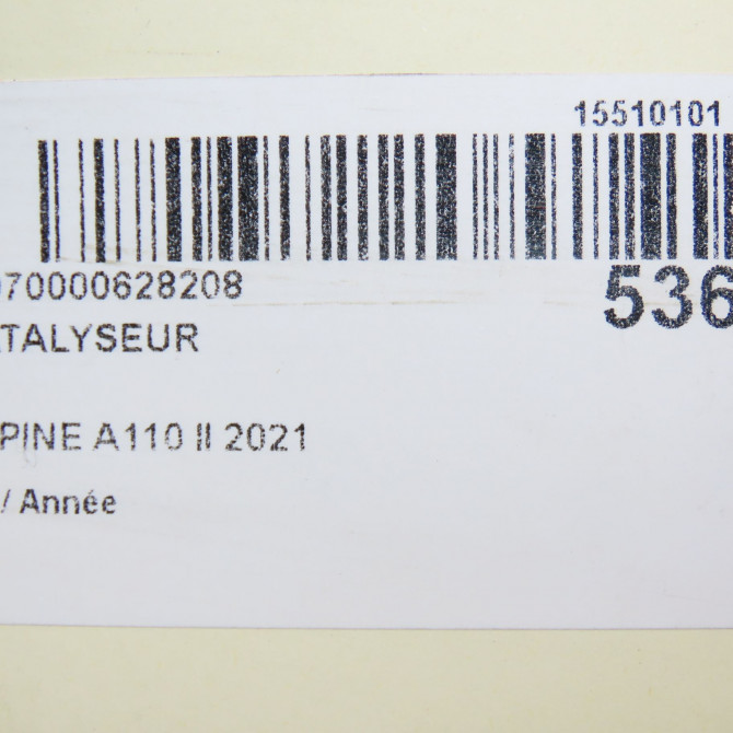 Catalyseur occasion ALPINE A110 II 7