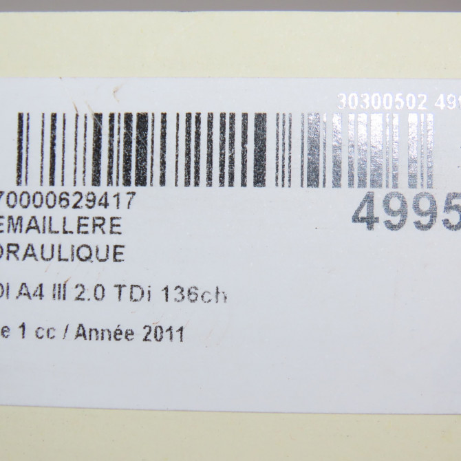 Cremaillere hydraulique occasion AUDI A4 III Phase 1 01-2008->10-2011 2.0 TDi 136ch 8T1422066B 7