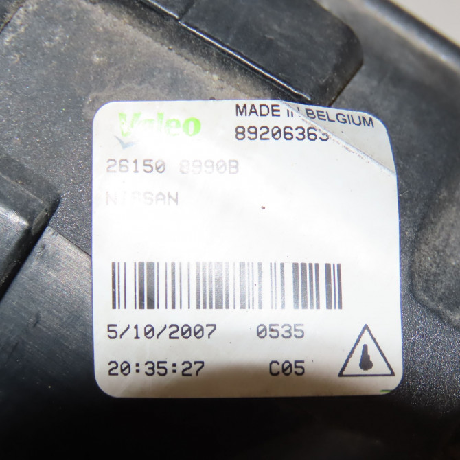 Phare antibrouillard avant gauche occasion NISSAN NOTE I Phase 1 03-2006->03-2009 1.5 DCI 86ch 261508992B 4