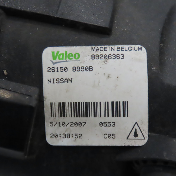Phare antibrouillard avant droit occasion NISSAN NOTE I Phase 1 03-2006->03-2009 1.5 DCI 86ch 261508992B 3