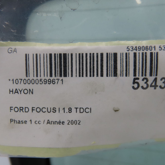 Hayon occasion FORD FOCUS I Phase 1 10-1998->09-2004 1.8 TDCI 115ch 1430141 4