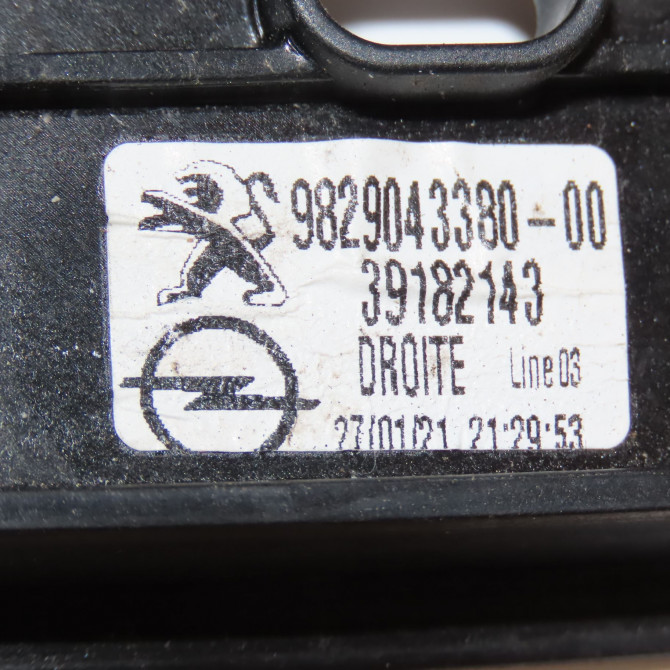 Mecanisme + moteur lève-glace avant droit occasion  9829043380 5