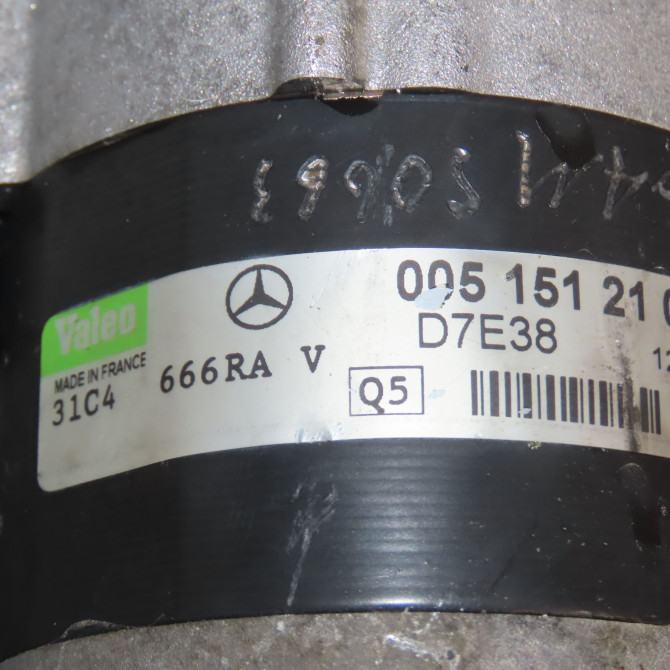 Démarreur occasion MERCEDES CLASSE A I Phase 2 03-2001->09-2004 A 140 5151210180 5