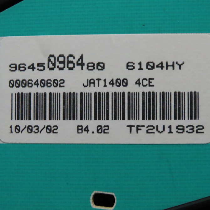 Compteur occasion PEUGEOT 206 Phase 1 09-1998->03-2009 1.4i 6106LL 4