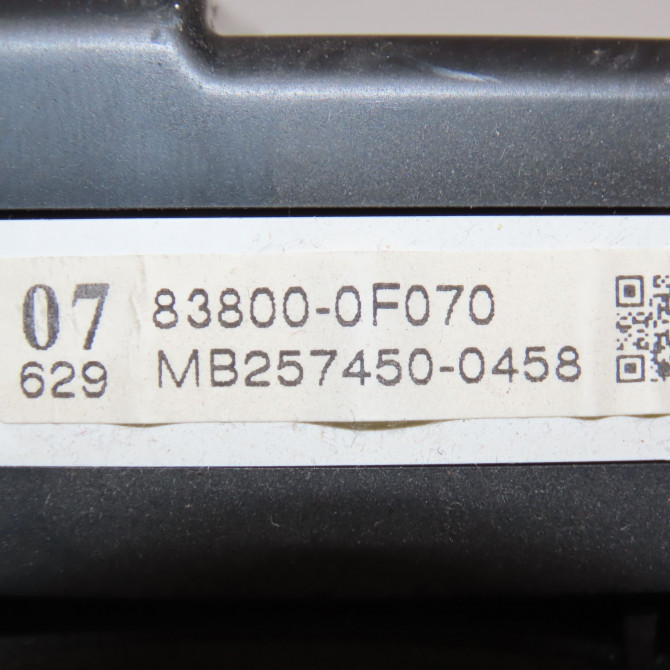 Compteur occasion TOYOTA VERSO Phase 1 06-2009->12-2012 126 D-4D 838000F070 4