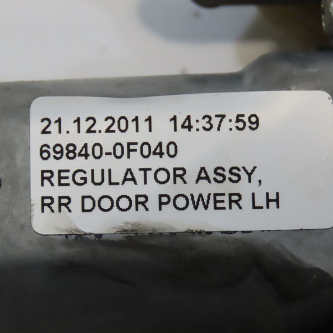 Mecanisme+moteur leve-glace arg occasion TOYOTA VERSO Phase 1 06-2009->12-2012 126 D-4D 698400F041 5