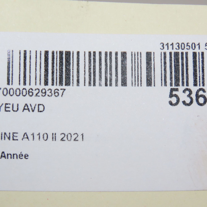 Moyeu avd occasion ALPINE A110 II 4