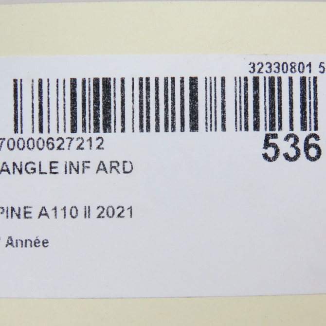 Triangle inf ard occasion ALPINE A110 II 4