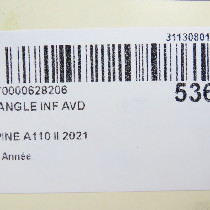 Triangle inf avd occasion ALPINE A110 II 5