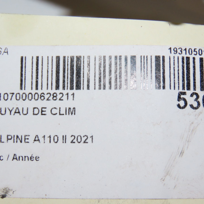 Tuyau de clim occasion ALPINE A110 II 3