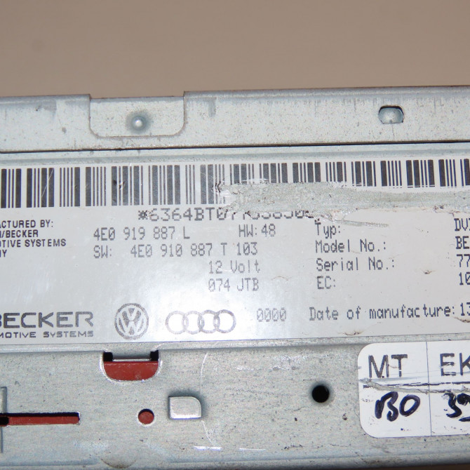 Autoradio occasion AUDI A6 III Phase 1 05-2004->10-2008 3.0 V6 233ch 7