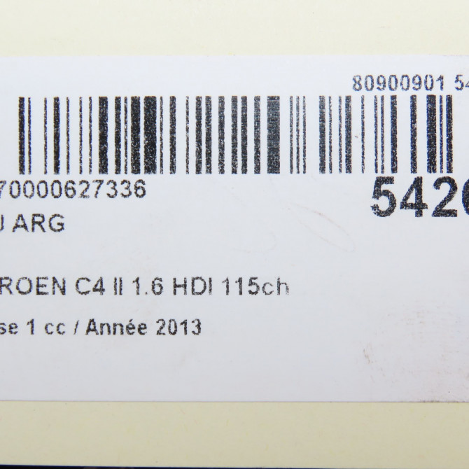 Feu arrière gauche occasion CITROEN C4 II Phase 1 10-2010->01-2015 1.6 HDI 115ch 6350KS 6