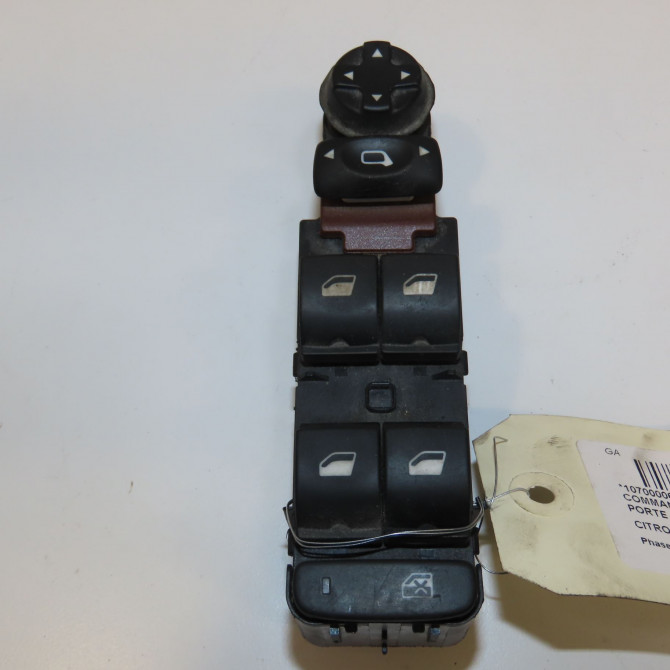 Commande lève-glace porte avant gauche occasion CITROEN C4 II Phase 1 10-2010->01-2015 1.6 HDI 90ch 6490JX 1