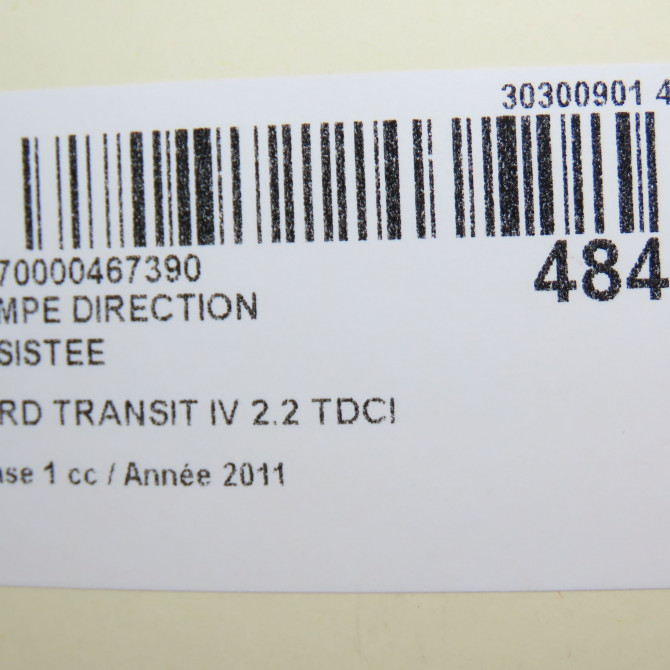 Pompe direction assistee occasion FORD TRANSIT IV Phase 1 09-2006->... 2.2 TDCI 110ch 1805241 7