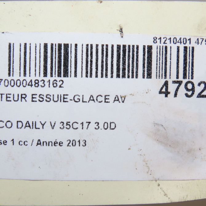 Moteur essuie-glace avant occasion  504084722 6