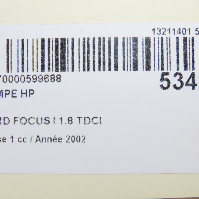 Pompe hp occasion FORD FOCUS I Phase 1 10-1998->09-2004 1.8 TDCI 115ch 1535137 8