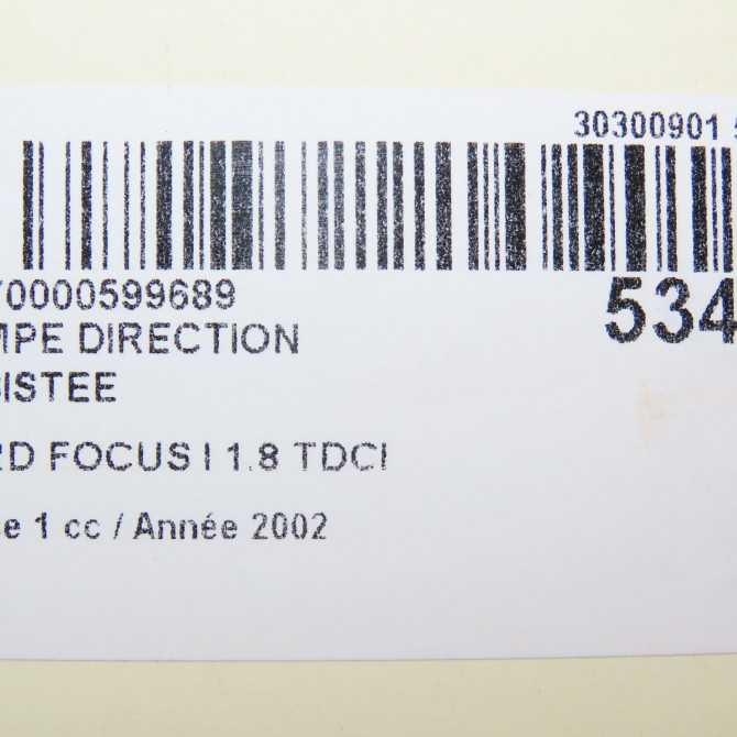 Pompe direction assistee occasion FORD FOCUS I Phase 1 10-1998->09-2004 1.8 TDCI 115ch 1371089 7