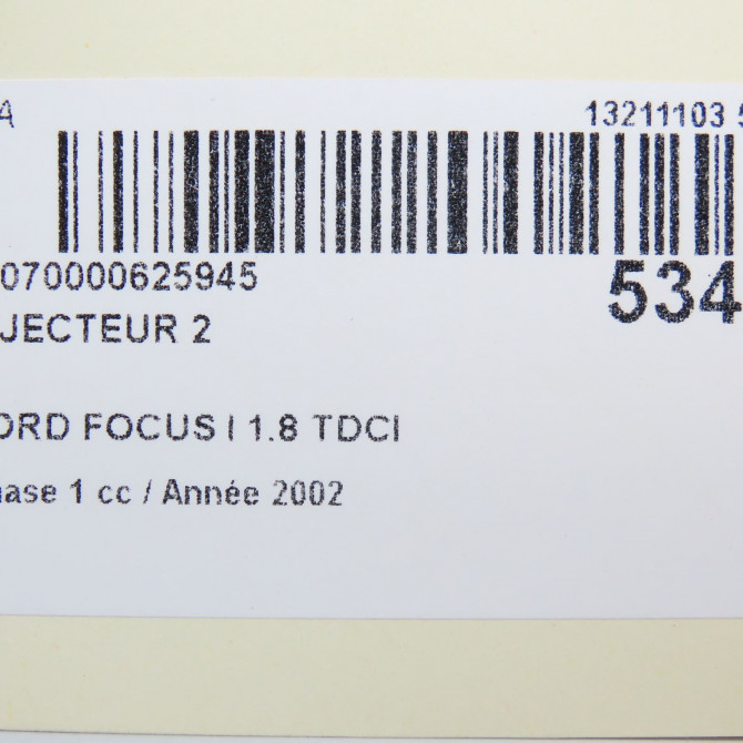 occasion FORD FOCUS I Phase 1 10-1998->09-2004 1.8 TDCI 115ch 1219725 5