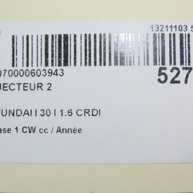 occasion HYUNDAI I 30 I Phase 1 04-1995->04-1999 1.6 CRDI 115ch 338002A400 5