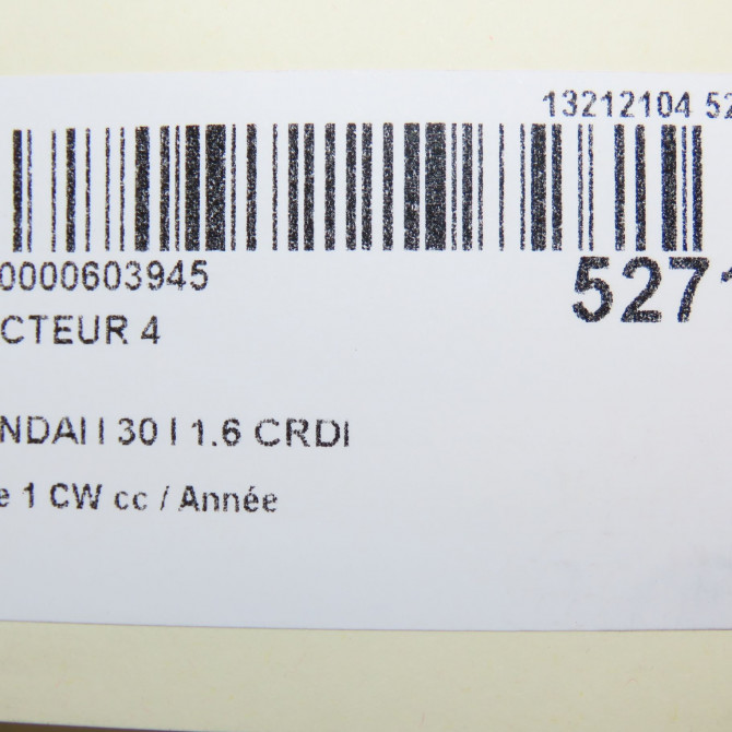 occasion HYUNDAI I 30 I Phase 1 04-1995->04-1999 1.6 CRDI 115ch 338002A400 4