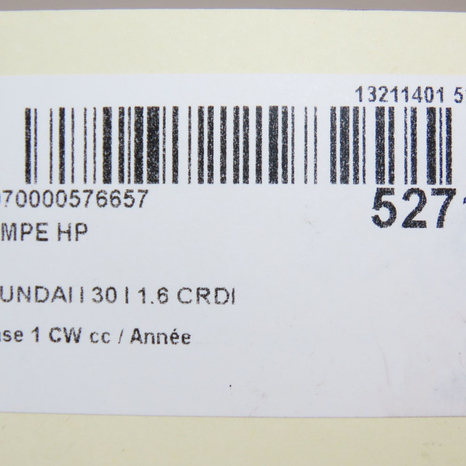 Pompe hp occasion HYUNDAI I 30 I Phase 1 04-1995->04-1999 1.6 CRDI 115ch 331002A410 8
