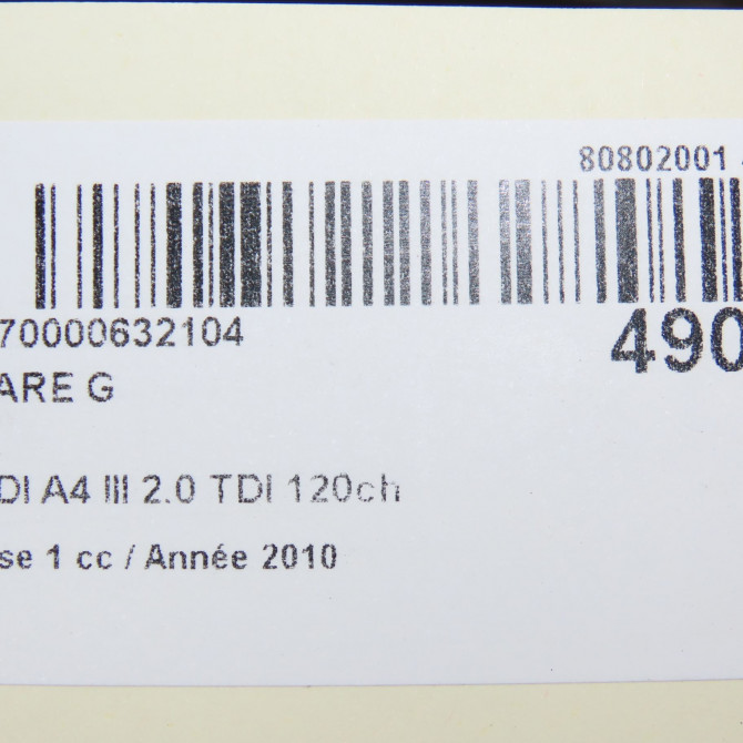 Phare gauche occasion AUDI A4 III Phase 1 01-2008->10-2011 2.0 TDI 120ch 8K0941029AF 6