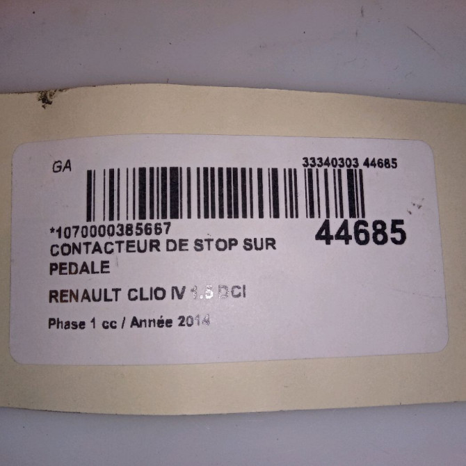 occasion RENAULT CLIO IV Phase 1 07-2012->... 1.5 DCI 90ch 253206170R 5