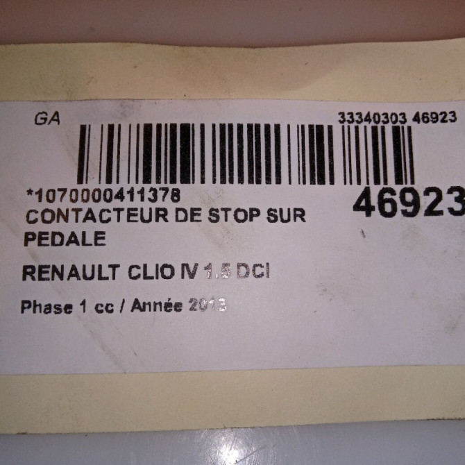 occasion RENAULT CLIO IV Phase 1 07-2012->... 1.5 DCI 90ch 253206170R 4