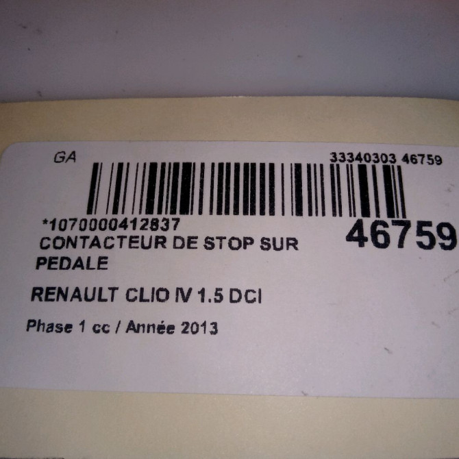occasion RENAULT CLIO IV Phase 1 07-2012->... 1.5 DCI 90ch 253206170R 4