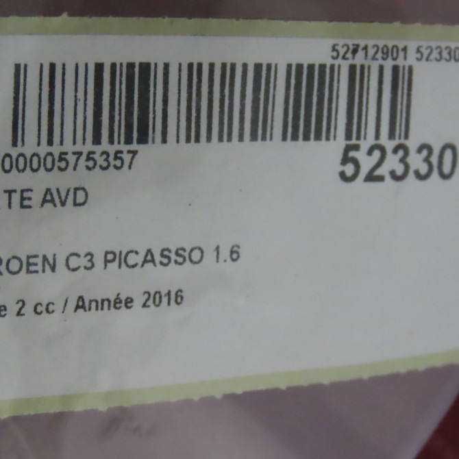 Porte avant droite occasion CITROEN C3 PICASSO Phase 2 09-2012->... 1.6 HDI 90ch 9004AW 4